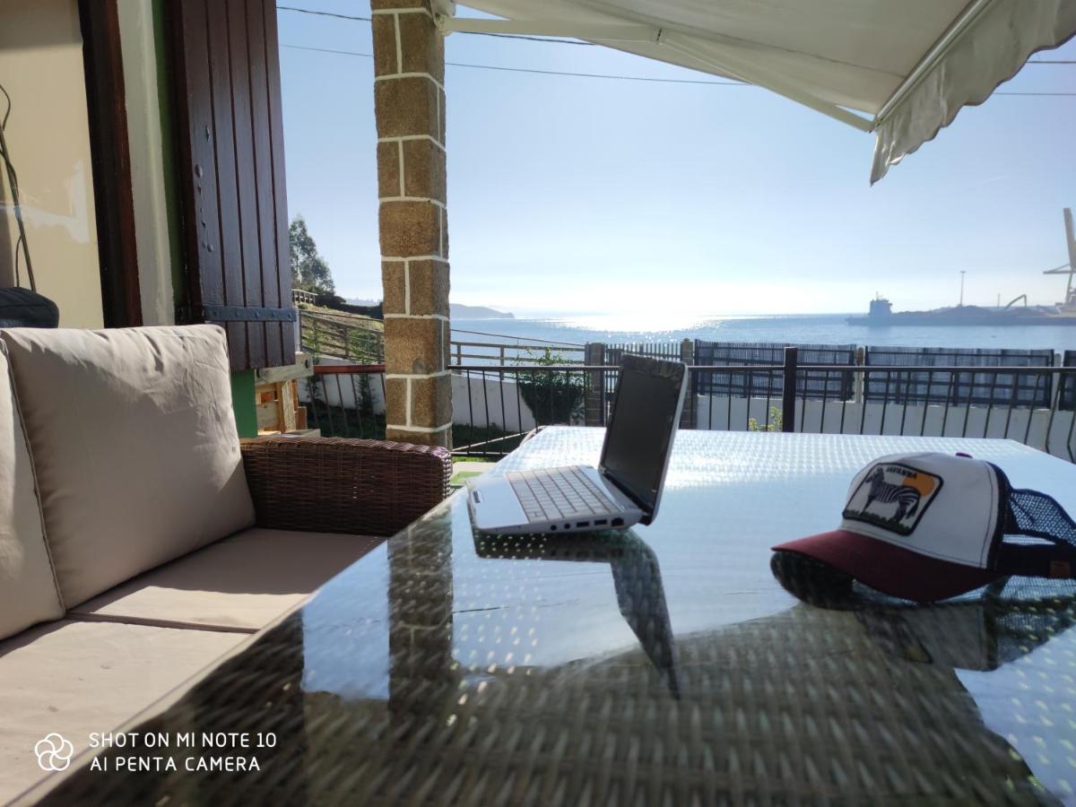 Casa A Pie De Playa De Carino Doninos Villa Ферол Екстериор снимка